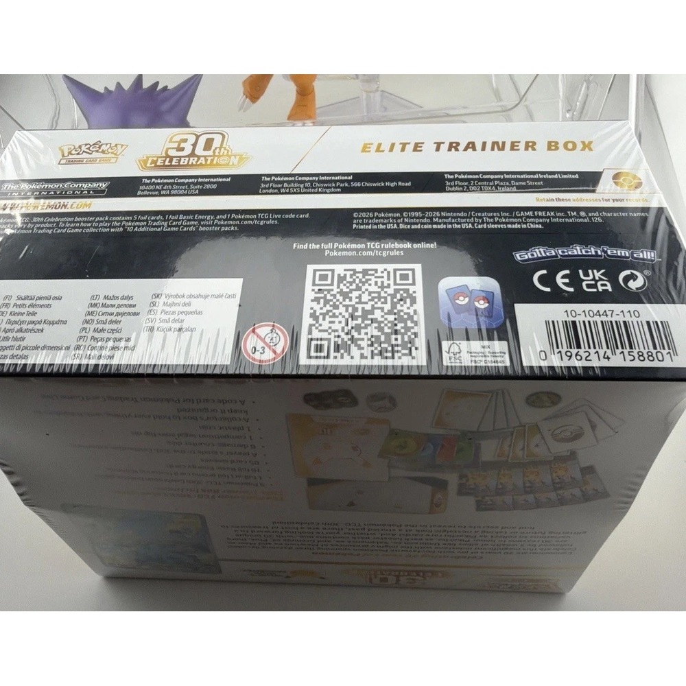 (English) Pokemon 30th Celebration Elite Trainer Box ETB Pokemon TCG - Picture 3 of 8